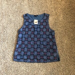 NWT Lucky Brand beaded tank top, large